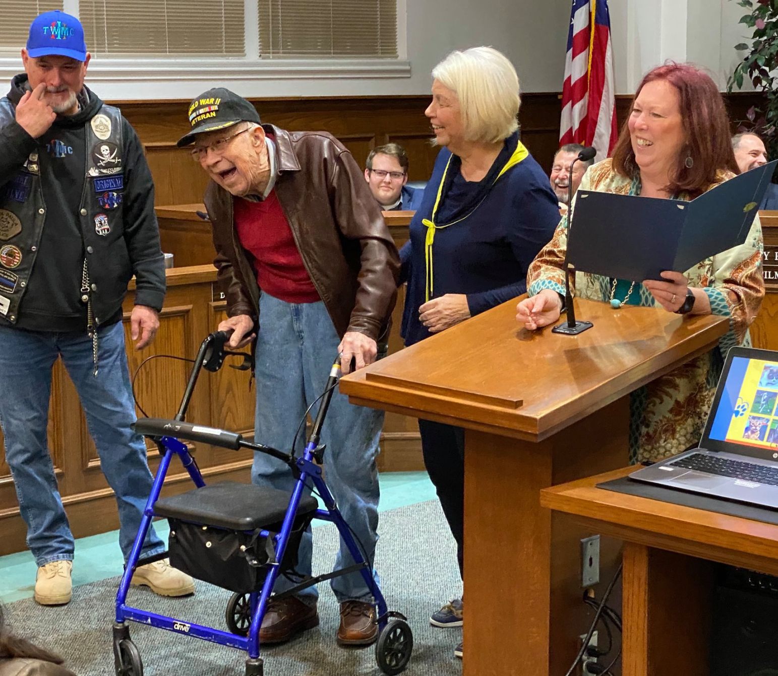 Rowlett honors WW II Army veteran